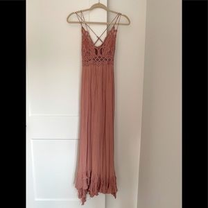 Free People Adella Slip Maxi Small